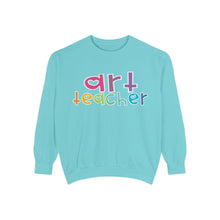 Load image into Gallery viewer, Art Teacher Heart Sweatshirt: Comfort Colors Tee