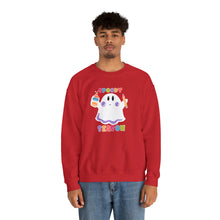 Load image into Gallery viewer, Spooky Art Teacher Season Unisex Heavy Blend™ Crewneck Sweatshirt