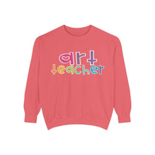 Load image into Gallery viewer, Art Teacher Heart Sweatshirt: Comfort Colors Tee