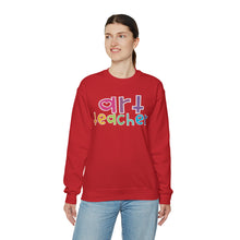 Load image into Gallery viewer, Heart Art Teacher Unisex Heavy Blend™ Crewneck Sweatshirt