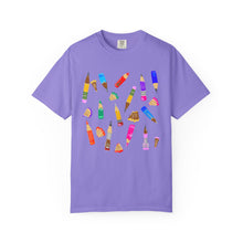 Load image into Gallery viewer, Art Supplies Graphic T-Shirt Comfort Colors— Colorful Pencils