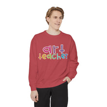 Load image into Gallery viewer, Art Teacher Heart Sweatshirt: Comfort Colors Tee