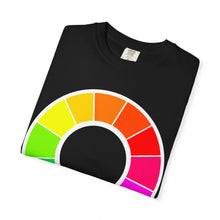 Load image into Gallery viewer, Color Wheel T-Shirt — Vibrant Rainbow Graphic Tee