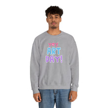 Load image into Gallery viewer, YAY, Art Day! Unisex Heavy Blend™ Crewneck Sweatshirt