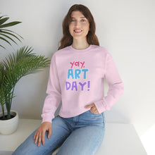 Load image into Gallery viewer, YAY, Art Day! Unisex Heavy Blend™ Crewneck Sweatshirt