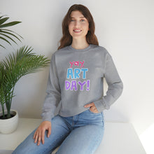 Load image into Gallery viewer, YAY, Art Day! Unisex Heavy Blend™ Crewneck Sweatshirt