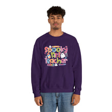 Load image into Gallery viewer, Spooky Art Teacher Unisex Heavy Blend™ Crewneck Sweatshirt