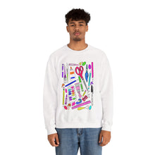 Load image into Gallery viewer, Art Supplies Unisex Heavy Blend™ Crewneck Sweatshirt