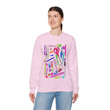 Load image into Gallery viewer, Art Supplies Unisex Heavy Blend™ Crewneck Sweatshirt