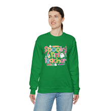 Load image into Gallery viewer, Spooky Art Teacher Unisex Heavy Blend™ Crewneck Sweatshirt