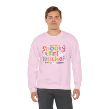Load image into Gallery viewer, Spooky Art Teacher Unisex Heavy Blend™ Crewneck Sweatshirt