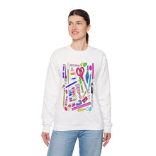 Load image into Gallery viewer, Art Supplies Unisex Heavy Blend™ Crewneck Sweatshirt