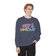 Load image into Gallery viewer, Art Teacher Heart Sweatshirt: Comfort Colors Tee