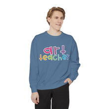 Load image into Gallery viewer, Art Teacher Heart Sweatshirt: Comfort Colors Tee