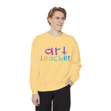 Load image into Gallery viewer, Art Teacher Heart Sweatshirt: Comfort Colors Tee