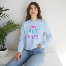 Load image into Gallery viewer, YAY, Art Day! Unisex Heavy Blend™ Crewneck Sweatshirt