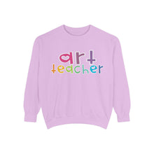 Load image into Gallery viewer, Art Teacher Heart Sweatshirt: Comfort Colors Tee