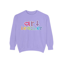Load image into Gallery viewer, Art Teacher Heart Sweatshirt: Comfort Colors Tee
