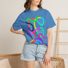 Load image into Gallery viewer, Abstract Rainbow Squiggle T-Shirt Comfort Colors— "Your Only Limit Is You"