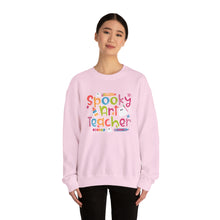 Load image into Gallery viewer, Spooky Art Teacher Unisex Heavy Blend™ Crewneck Sweatshirt