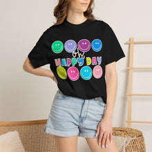 Load image into Gallery viewer, Happy Day Smiley Face T-Shirt