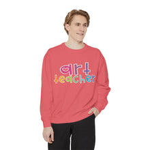 Load image into Gallery viewer, Art Teacher Heart Sweatshirt: Comfort Colors Tee