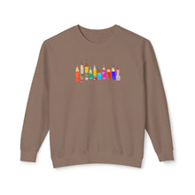 Load image into Gallery viewer, Colored Pencil Crewneck Sweatshirt — Cute Rainbow Art Supplies