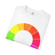 Load image into Gallery viewer, Color Wheel T-Shirt — Vibrant Rainbow Graphic Tee