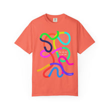 Load image into Gallery viewer, Abstract Rainbow Squiggle T-Shirt Comfort Colors— "Your Only Limit Is You"
