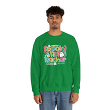 Load image into Gallery viewer, Spooky Art Teacher Unisex Heavy Blend™ Crewneck Sweatshirt