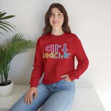 Load image into Gallery viewer, Heart Art Teacher Unisex Heavy Blend™ Crewneck Sweatshirt