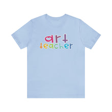 Load image into Gallery viewer, Heart Art Teacher Unisex Jersey Short Sleeve Tee