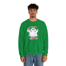 Load image into Gallery viewer, Spooky Art Teacher Season Unisex Heavy Blend™ Crewneck Sweatshirt