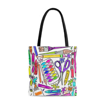 Load image into Gallery viewer, Art Supply Tote Bag