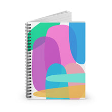 Load image into Gallery viewer, Ovals Spiral Notebook - Ruled Line
