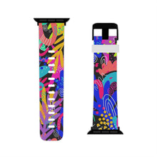 Load image into Gallery viewer, Black Abstract Watch Band for Apple Watch