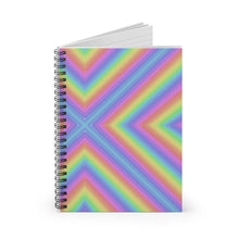 Load image into Gallery viewer, Groovy Lines Spiral Notebook - Ruled Line