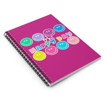 Load image into Gallery viewer, Oh, Happy Day Spiral Notebook - Ruled Line