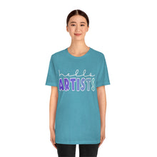 Load image into Gallery viewer, Blues HELLO Artists: Unisex Jersey Short Sleeve Tee