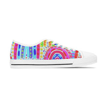 Load image into Gallery viewer, Painted Rainbow Women's Low Top Sneakers
