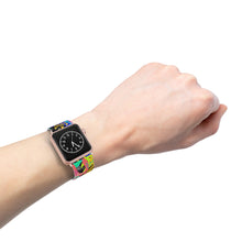 Load image into Gallery viewer, Black Abstract Watch Band for Apple Watch
