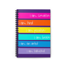Load image into Gallery viewer, Mantra Spiral Notebook - Ruled Line