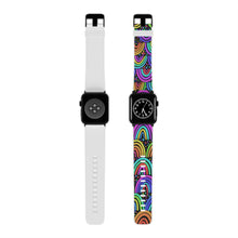 Load image into Gallery viewer, Black Background Rainbow Watch Band for Apple Watch