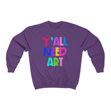 Load image into Gallery viewer, Y'all Need Art: Unisex Heavy Blend™ Crewneck Sweatshirt