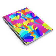 Load image into Gallery viewer, Petals of Color Spiral Notebook - Ruled Line
