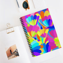 Load image into Gallery viewer, Petals of Color Spiral Notebook - Ruled Line