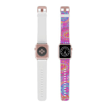 Load image into Gallery viewer, Pink Painted Rainbows Watch Band for Apple Watch