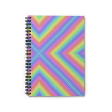 Load image into Gallery viewer, Groovy Lines Spiral Notebook - Ruled Line