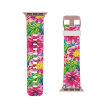 Load image into Gallery viewer, Pink Florals Watch Band for Apple Watch