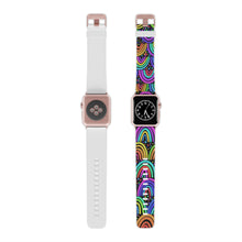 Load image into Gallery viewer, Black Background Rainbow Watch Band for Apple Watch